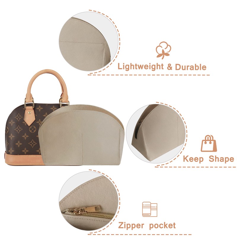 Soyizom Handbag organiser bag in bag for Alma BB PM.,