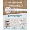 OROPY Industrial Pipe Clothes Rack Wall Mounted Set of 2,