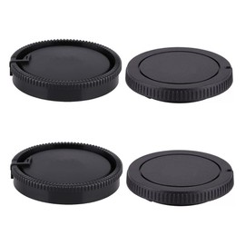 FANZR Front Body Cap + Rear Lens Cap Cover Compatible for Sony Alpha A-Mount/Minolta AF Mount fit A58 A99 A99II A350 A33 A77 Camera (2 Pack)