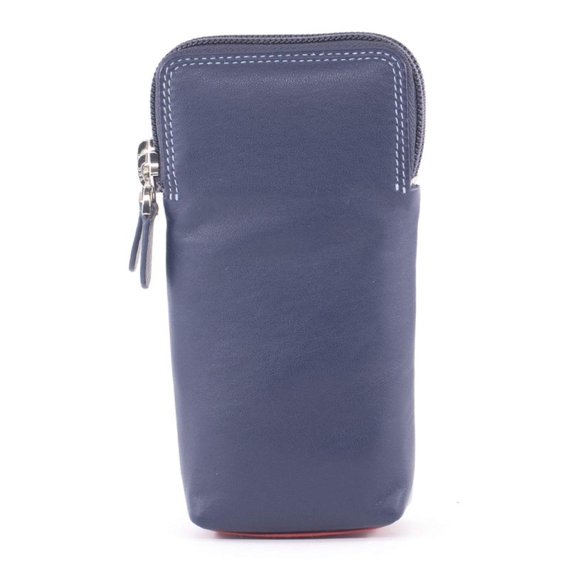 Graffiti Golunski Leather Double Glasses Specs Spectacles Case - Sky