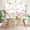 Tcoyodw Wildflower Baby Shower Backdrop 7x5ft A Sweet Baby Girl