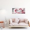 HOMEOART Bedroom Wall Art Ocean Wave Painting Love Sign Wall