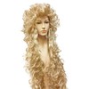 GODIVA/RAPUNZEL 6 FT BLACK WIG