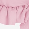 OHS Pink Heart Cushion, Soft Comfy Heart Pillow with Frills