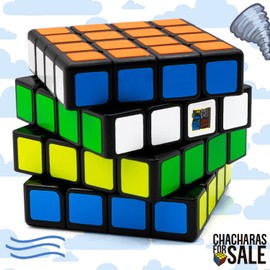 Chacharas For Sale Cubo 4x4 Moyu Negro Speed Cube Rompecabezas de Agilidad, Destreza y Habilidad. Cubo Suave y Ligero para Principiantes o avanzados.