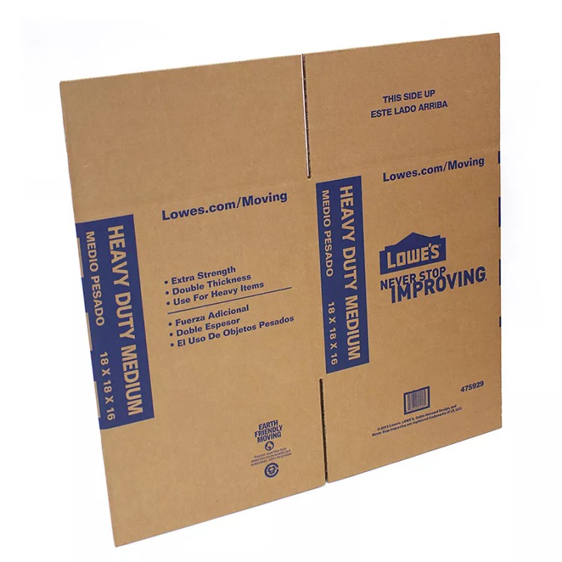 Lowes Pack of 5 Medium Heavy Duty Cardboard Boxes 18"