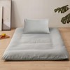 HOSUR One-Touch Sheet, Futon Cover, Washable, Single, Light Gray