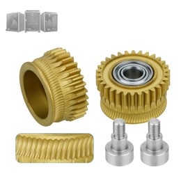 K1 One Piece Upgrade Gear Miter Kit DLC Double Bearings for Stable Operatio,Highly Efficient Printing, Hardened Steel, Abrasion Resistant,for K1/K1C/K1 max/Ender 3 V3 and Ender 3 V3 Plus 3D Printer