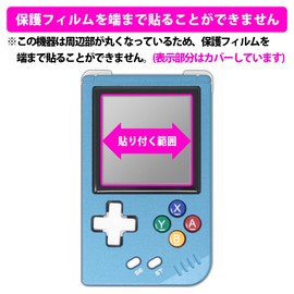 PDA Kobo ANBERNIC RG Nano Compatible Crystal Shield Protective Film Glossy Made in Japan