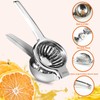TEZZ Upgrated Extra Large Lemon Squeezer, Heavy Duty Handhelp Orange
