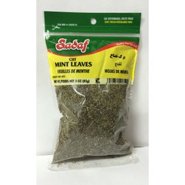Sadaf Cut Mint Leaves, 3 Oz Bag.