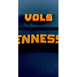 3D Bumpers - Vols Flex Set for a Full Size Football Helmet