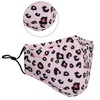 Reusable Washable 3 Layers Cotton Cloth - White - Leopard