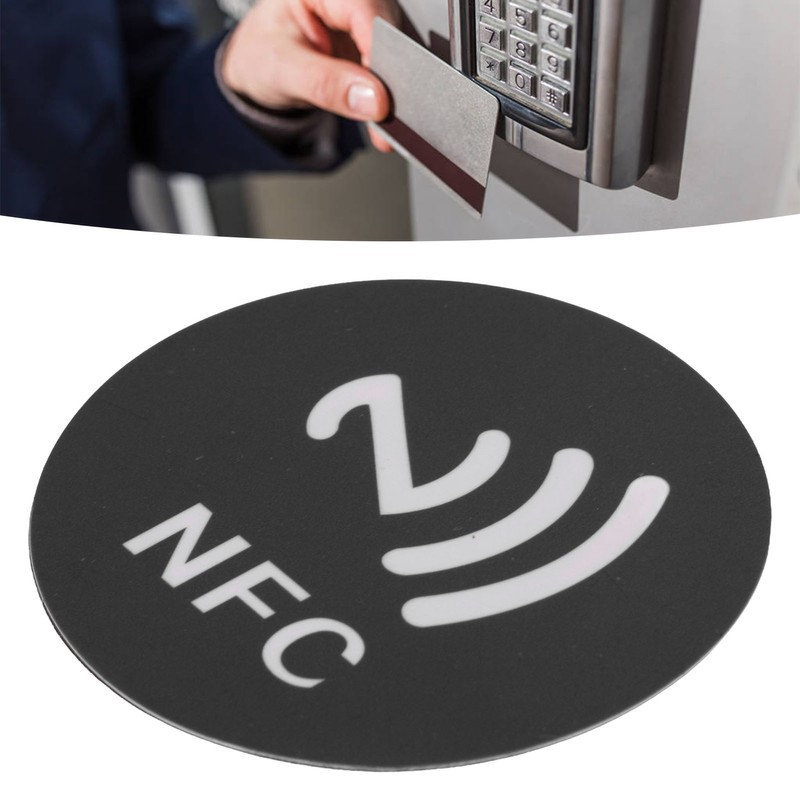 20 Pcs ID5200 NFC Stickers Adhesive Label Round 40mm Anti