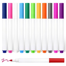 KINYFY 12 Pcs Neon Dry Erase Markers, Color Marker Pens, Acrylic Board Neon Markers for LED Note Board, LED Writing Boards, Light-Up Acrylic Message Boards