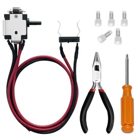 2025 Upgrade 291632001 Genuine Wiring Harness Replaces Parts (UL-Certified) for Ryobi P2108 and P21081 18V Cordless Leaf Blower Switch,with 1 Screwdriver 1 Pliers and 5 Closed End Crimp Connectors