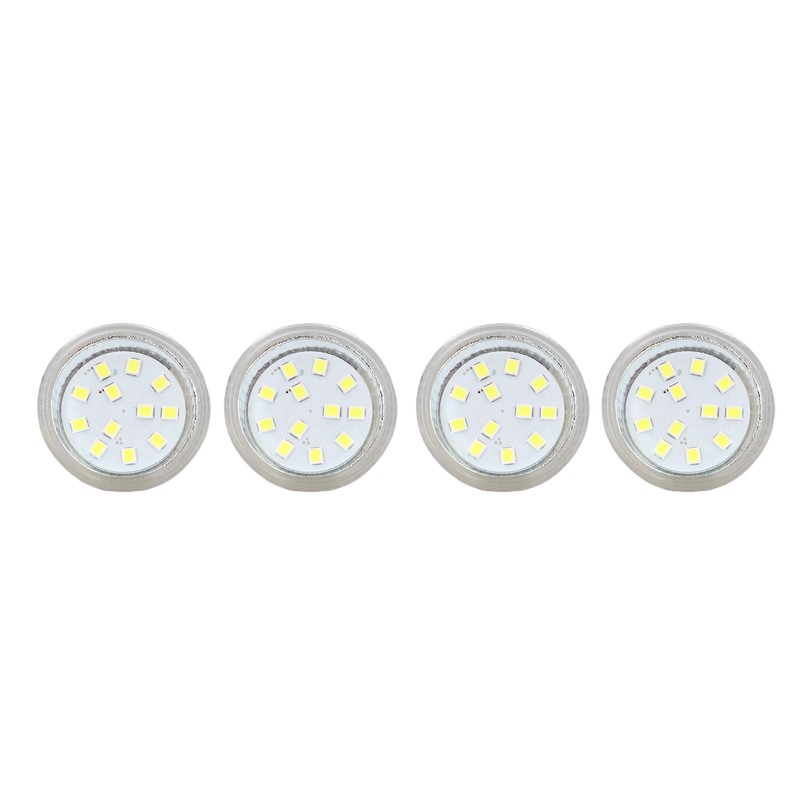 4PCS MR11 12LED Light Bulb 2W 300LM Spot Light Bulb
