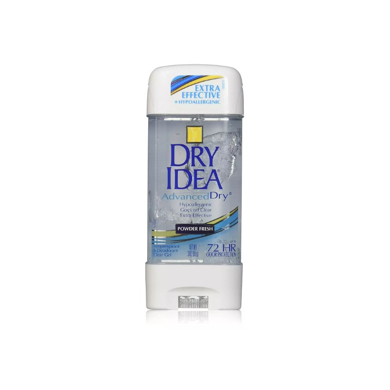6 Pack Dry Idea Clear Gel Antiperspirant and Deodorant Powder