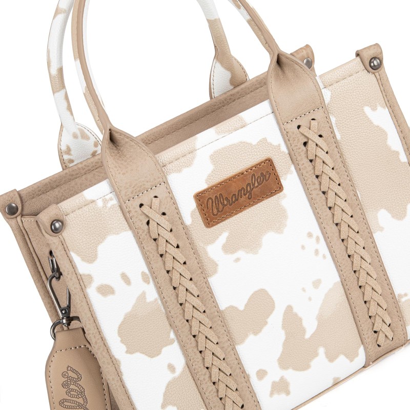 Wrangler Cow Print Tote Bag for Women Western Purse Boho