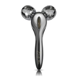 Emily Stone Beauty Roller for Face, Skin Care, Facial Roller, Beauty Device for Sagging, Puffiness, Nasolabial Folds, Lifting (Smokey Gray)