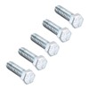 sourcing map Hex Head Screw Bolts Carbon Steel 7/16"-14x1-1/2" Fastener
