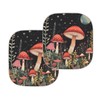 DISNIMO Moon Mushroom Cute Car Windshield Sun Shade 2Pcs Foldable