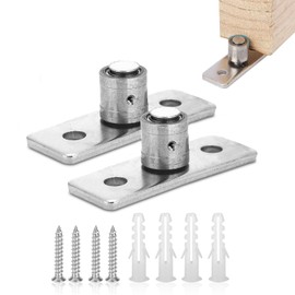 Omabeta Pack of 2 Sliding Barn Door Floor Guide, Stainless Steel Sliding Door Floor Guide, Door Hardware Accessories for Wooden Doors Sliding Doors Barn Doors, Quiet and Easy to Install