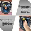 100 lb Propane Tank Cover， with 600D Waterproof, Dustproof Oxford