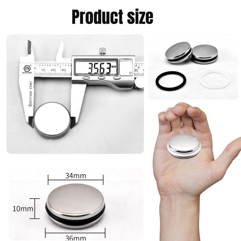 FunnAura 2PCS Bathroom Sink Plug Replacement, Push Down Kitchen Sink