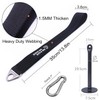 Lights Mountain Arm Wrestling Training Strap Belt with Loading Pin