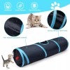 Sheldamy Cat Tunnel, 2-Way Cat Tunnels for Indoor Cats, Collapsible