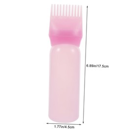 Outanaya 6pcs Hair Dye Applicator Bottle Root Comb Applicator for Easy Hair Coloring Design Quick Application Tool
