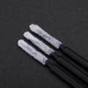 500 Microcepillos Negros Desechables - Microhisopos De Precisión Para Extensiones