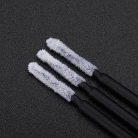 500 Microcepillos Negros Desechables - Microhisopos De Precisión Para Extensiones De Pestañas Y Aplicadores De Rímel - Ideales Para Ojos Pestañas Cejas Y Labios