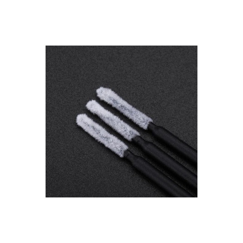500 Microcepillos Negros Desechables - Microhisopos De Precisión Para Extensiones