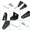 LED Work Light Bar Mounting Brackets, 2Pack Universal Adjustable Mounting