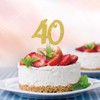Decoración para tarta de números. 40