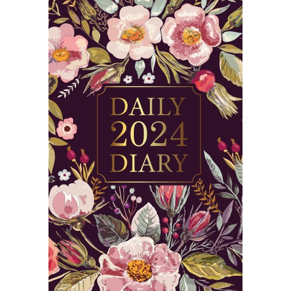 Daily Diary 2024 One Page Per Day: 365 days Fully