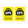 Sticker GPS Tracker Inside Pack of 2 Bicycle Bike Sticker