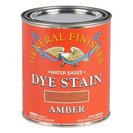 General Finishes Water Based Dye, 1 Quart, Amber