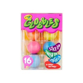 Crayola Globbles Fidget Toy (16ct), Sticky Fidget Balls, Squish Gift for Kids, Sensory Toys for Stress Relief, Holiday Gift, Stocking Stuffer, 4+
