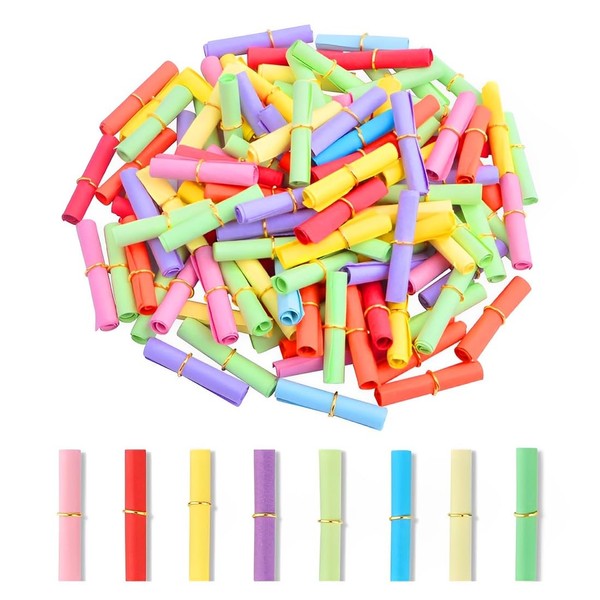 SUJEBKC Pack of 100 Tombola Loose, Loose Font Mixed Blank