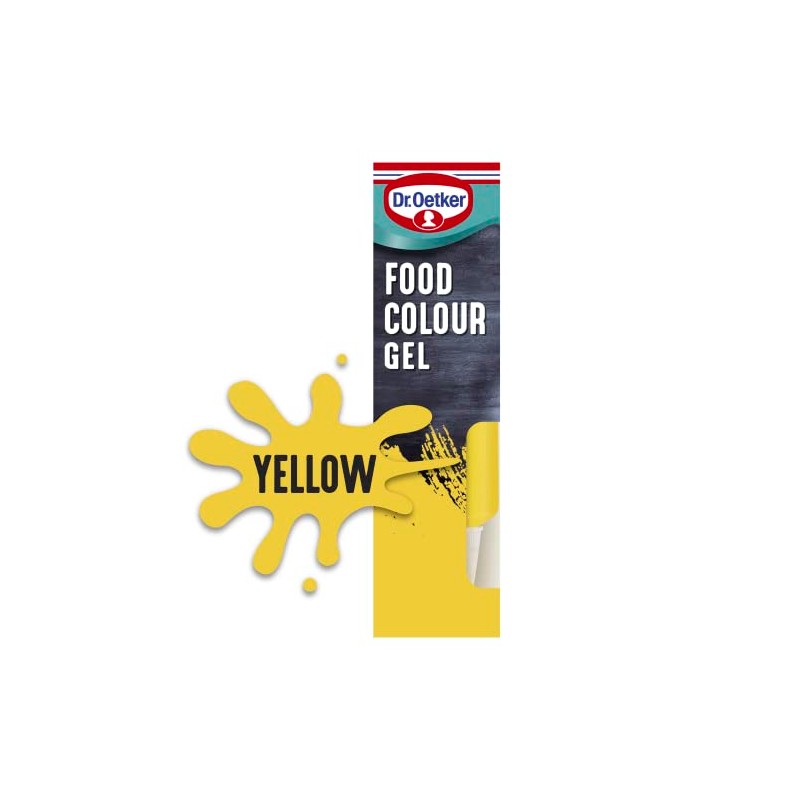 Dr. Oetker Yellow Extra Strong Food Colour Gel, 15ml