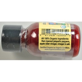 Arizona Peppers Organic Harvest Jalapeno Pepper Sauce (3/4 Oz Mini Bottle; Case of 30)