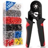 Ferrule Crimping Tool Kit, Wire Ferrules Kit Crimper Pliers with