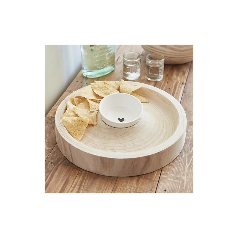 Santa Barbara Design Studio Chip Holder with Dip Bowl Chip/Dip