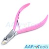 AAProTools 4" Professional Cuticle Nippers Acrylic Nail Clippers with Pink