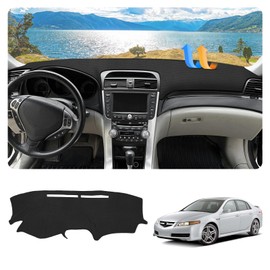 FIILINES Dash Cover for 2004-2008 Acura TL, Dashboard Mat Accessories Dash Cover Sunshade Nonslip Mesh Protector No Glare Black