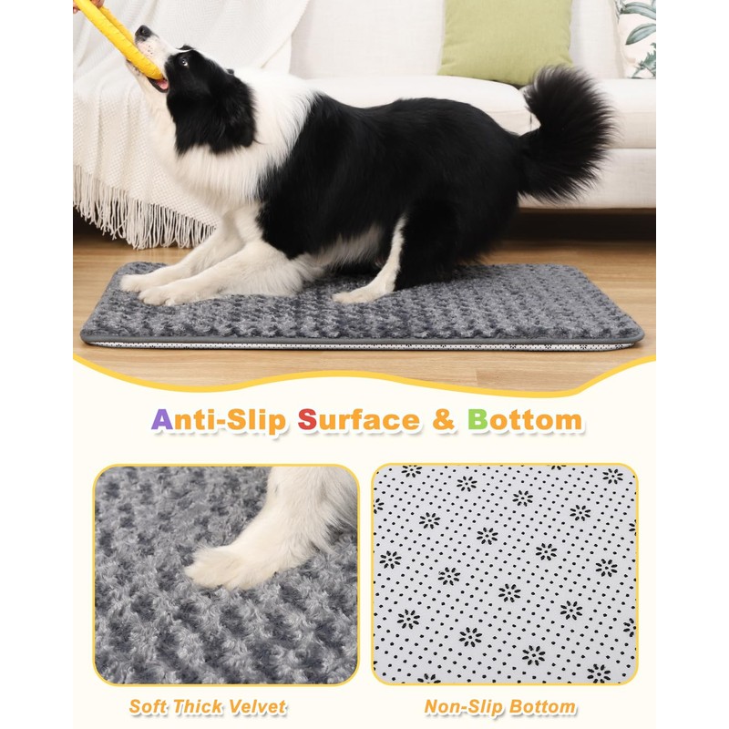XL Dog Bed for Crate High Resilience Foam Crate Pad