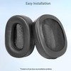 HAIZEEN Ear Pads Compatible with Denon AH-MM400 Headphones Headset (Black)